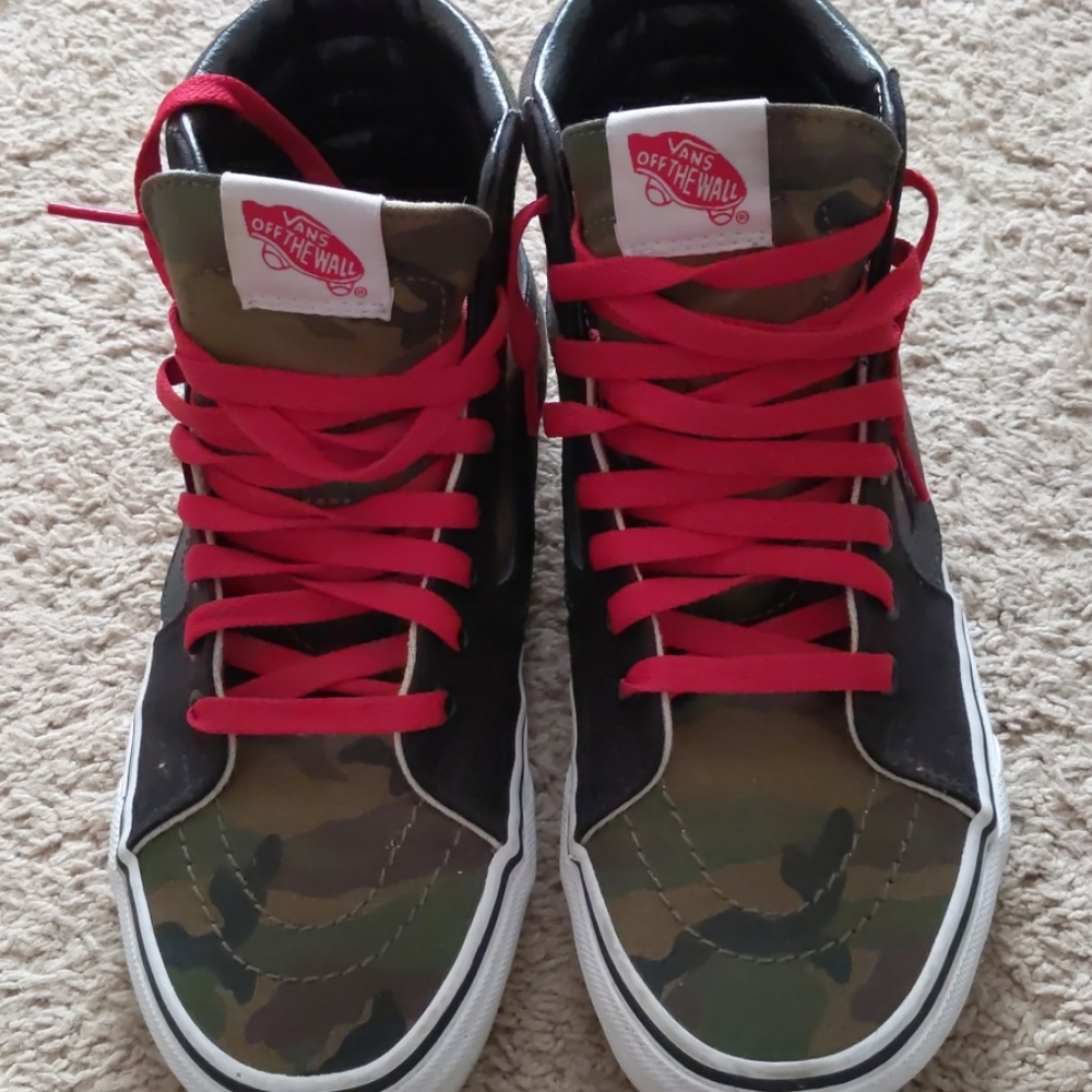 Army fatigue Vans